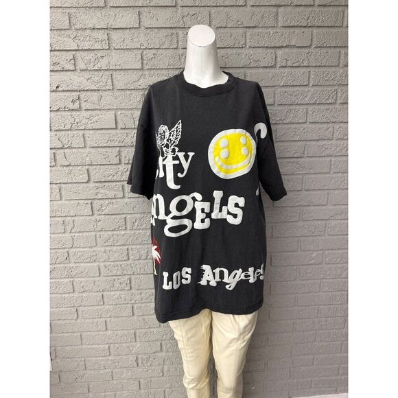 Pacsun Women Gray Cotton Short Sleeve Graphic T-Shirt Size M ( Unisex) - Picture 2 of 7